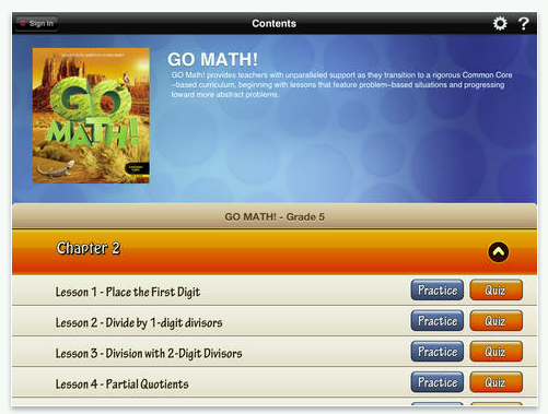 How do you find Go Math! lessons?